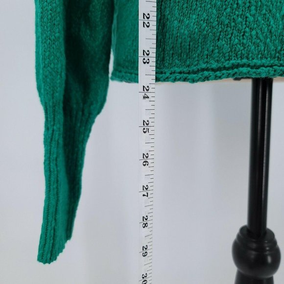 ^ Abound Drop Shoulder Knit Sweater - Green - Large - Picture 6 of 10